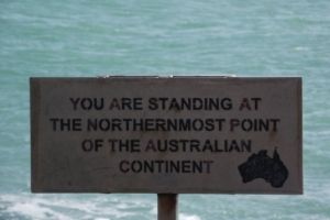 The northern most point of Australia is not covered by Highway 1
